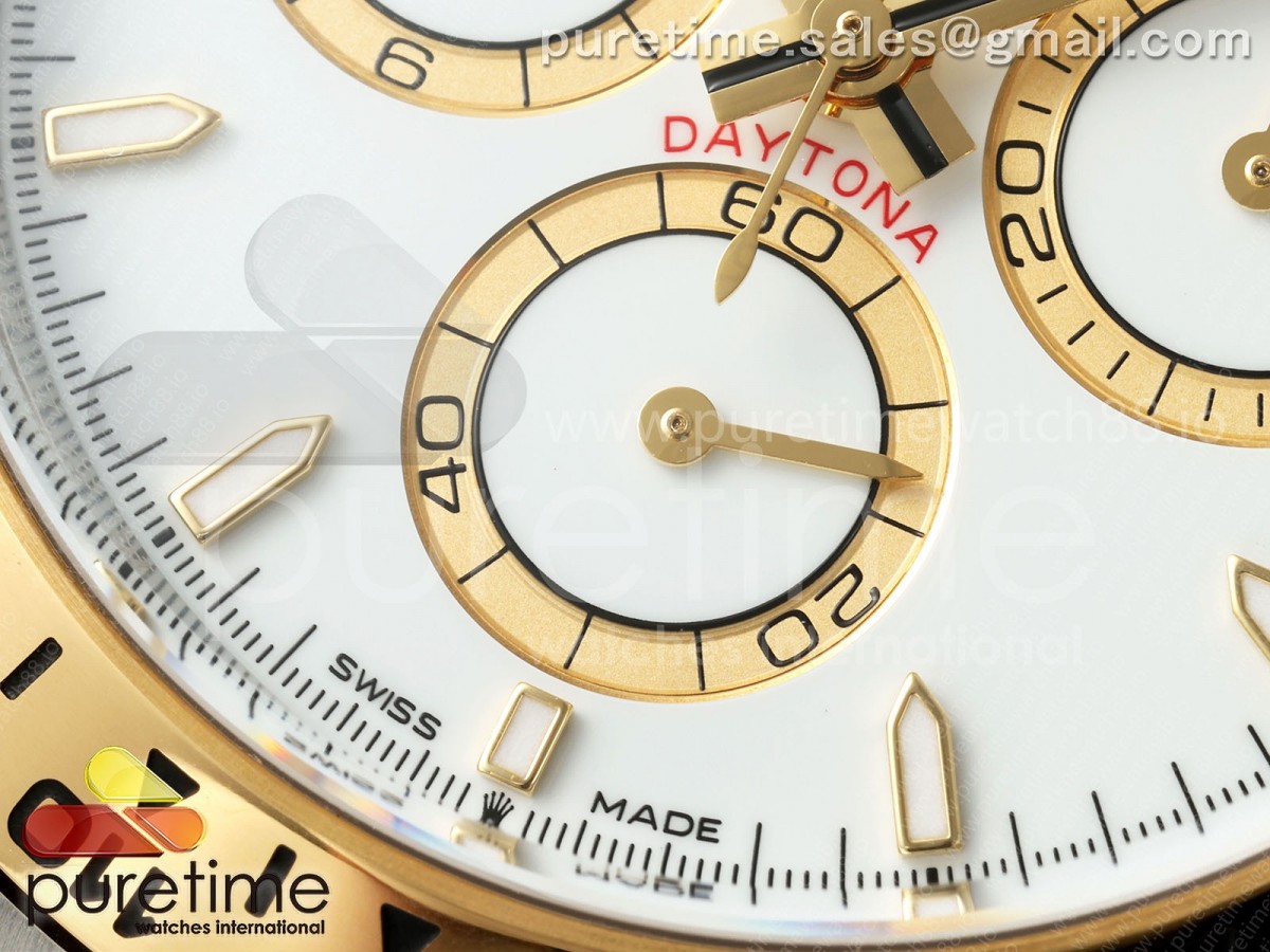 Daytona 126503 Clean White Dial on SS/YG Bracelet SH4131