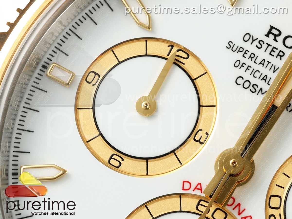 Daytona 126503 Clean White Dial on SS/YG Bracelet SH4131