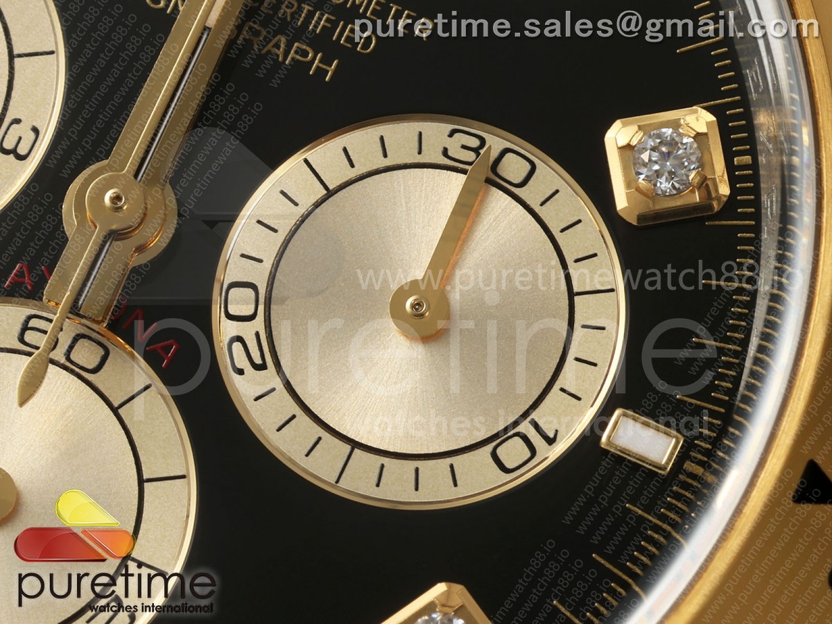 Daytona 126503 Clean Black/YG Dial on SS/YG Bracelet SH4131