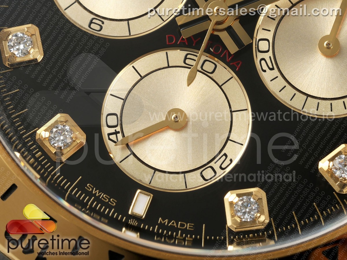 Daytona 126503 Clean Black/YG Dial on SS/YG Bracelet SH4131