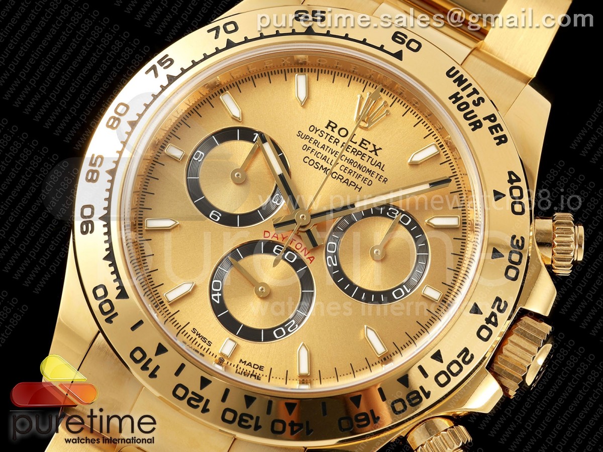 Daytona 126508 Clean YG Dial on YG Bracelet SH4131