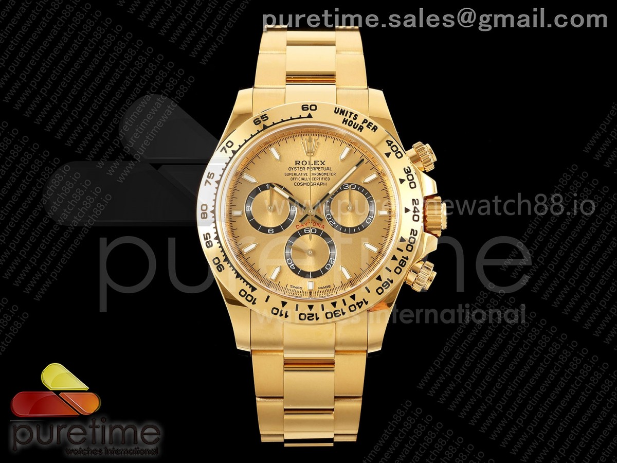 Daytona 126508 Clean YG Dial on YG Bracelet SH4131