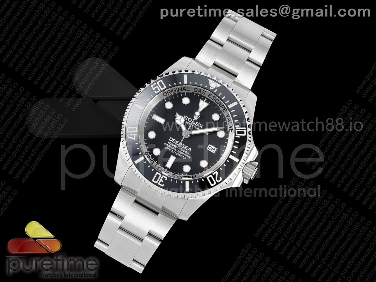 Sea-Dweller 126660 EWEF Black Dial on SS Bracelet A3235