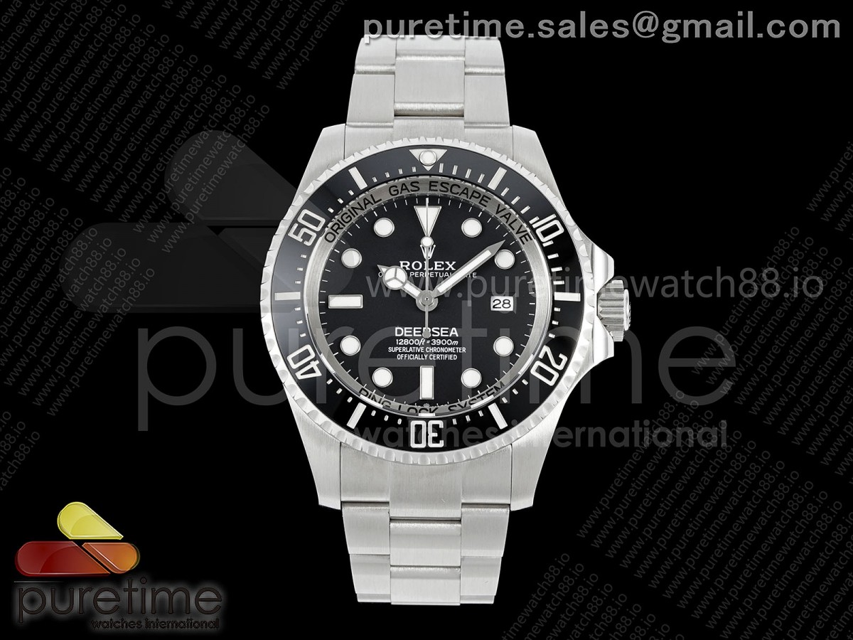 Sea-Dweller 126660 EWEF Black Dial on SS Bracelet A3235