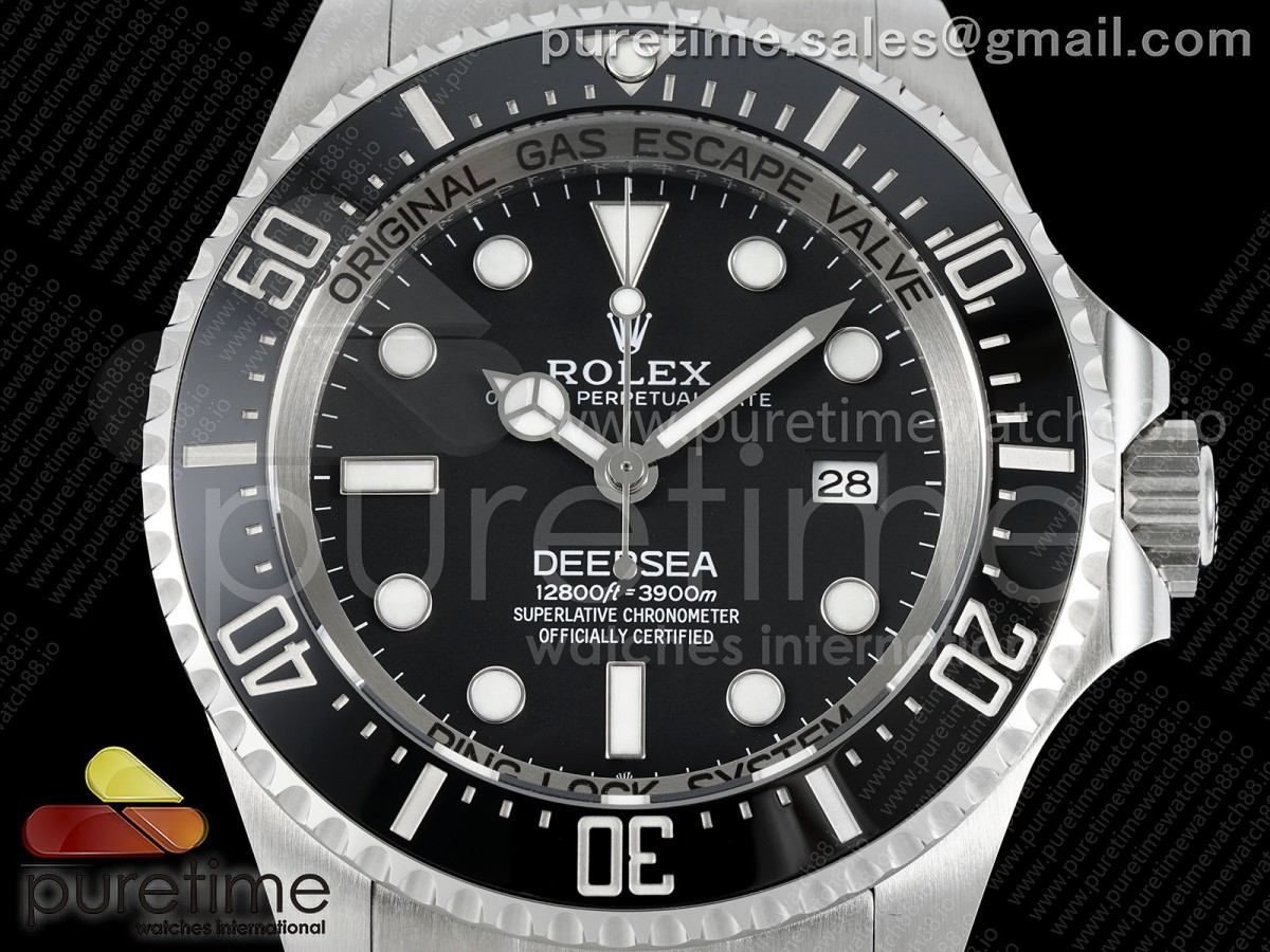 Sea-Dweller 126660 EWEF Black Dial on SS Bracelet A3235