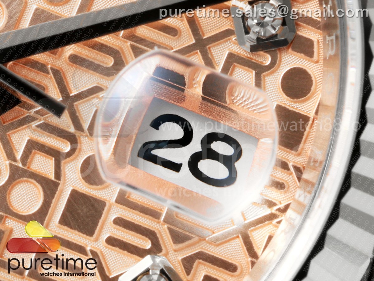 DateJust 36 126234 EWEF RG Computer Diamonds Dial on SS Jubilee Bracelet A3235