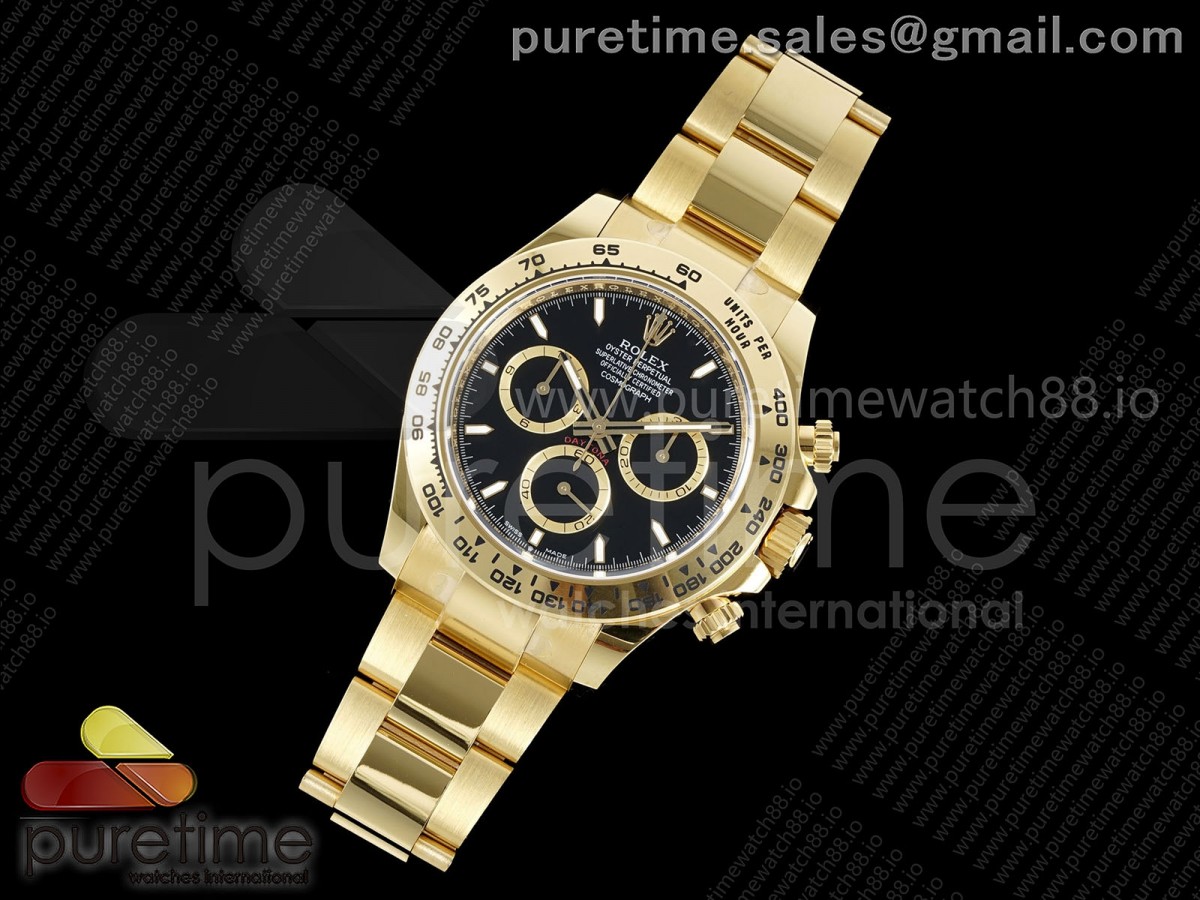Daytona 126508 APSF Black Dial on YG Braclet SH4131