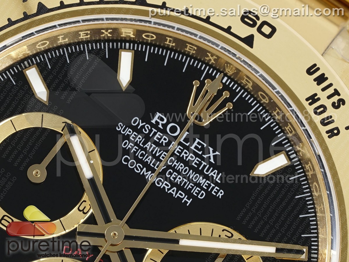 Daytona 126508 APSF Black Dial on YG Braclet SH4131