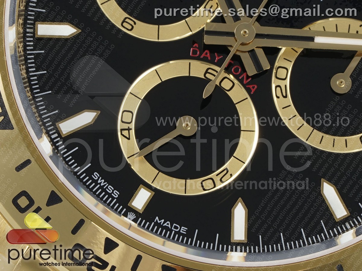 Daytona 126508 APSF Black Dial on YG Braclet SH4131