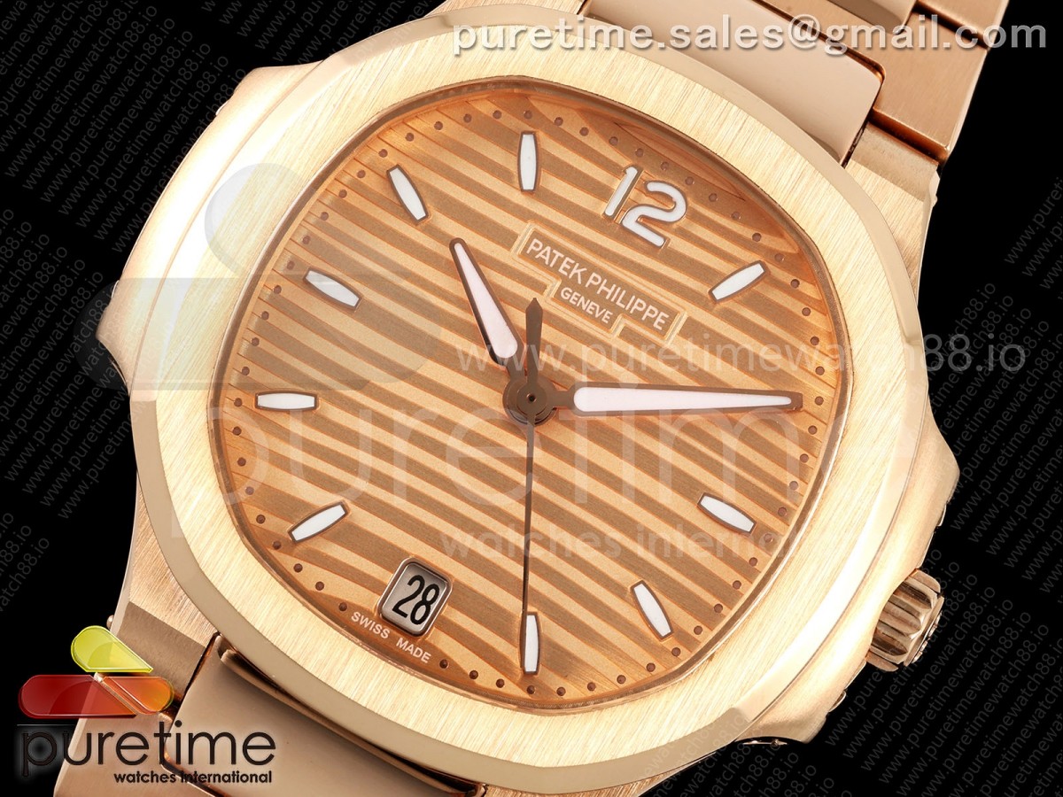 Nautilus 7118 Ladies RG MSF RG Dial on RG Bracelet 324CS