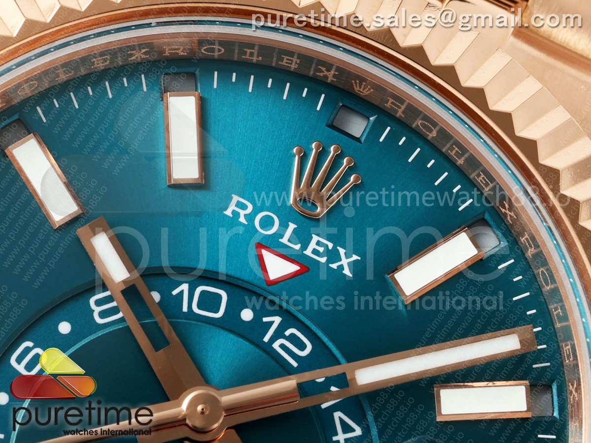 Skydweller 336935 RG Noob Blue Dial on RG Jubilee Bracelet A9002 V2