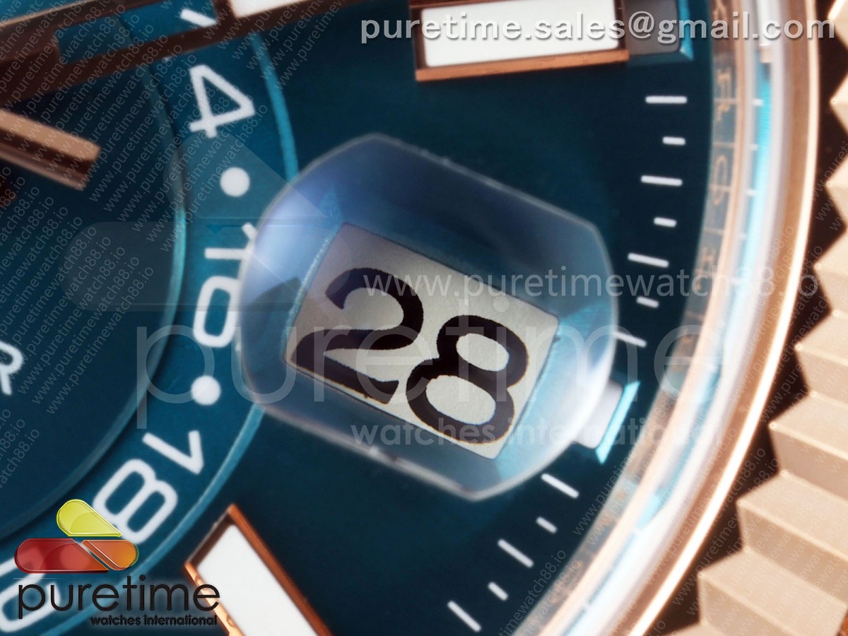 Skydweller 336935 RG Noob Blue Dial on RG Jubilee Bracelet A9002 V2