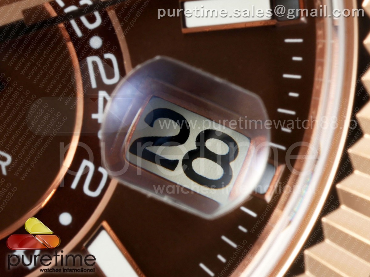 Skydweller 336935 RG Noob Brown Dial on RG Jubilee Bracelet A9002 V2