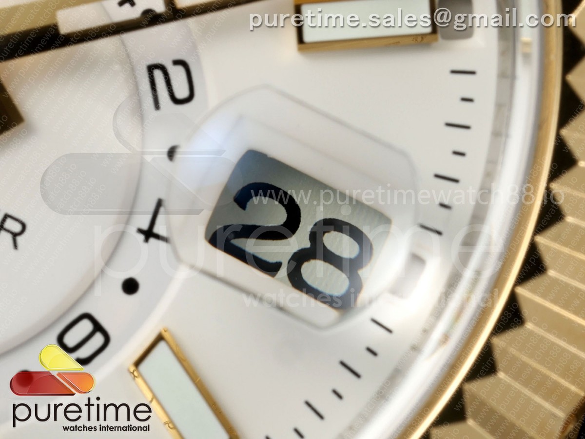 Skydweller 336933 SS/YG Noob White Dial on SS/YG Jubilee Bracelet A9002 V2