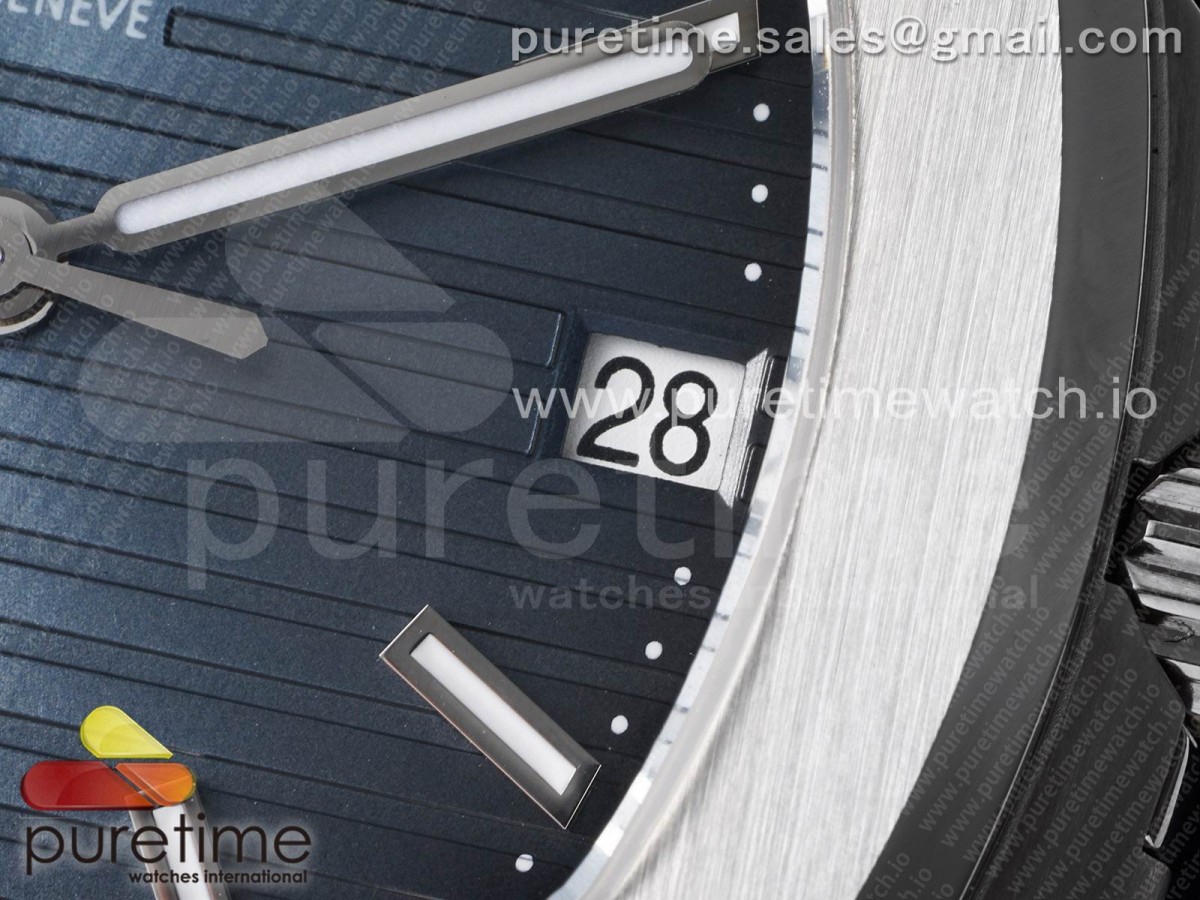 Nautilus 5711/1A 3KF Blue Textured Dial on SS Bracelet A324 V2