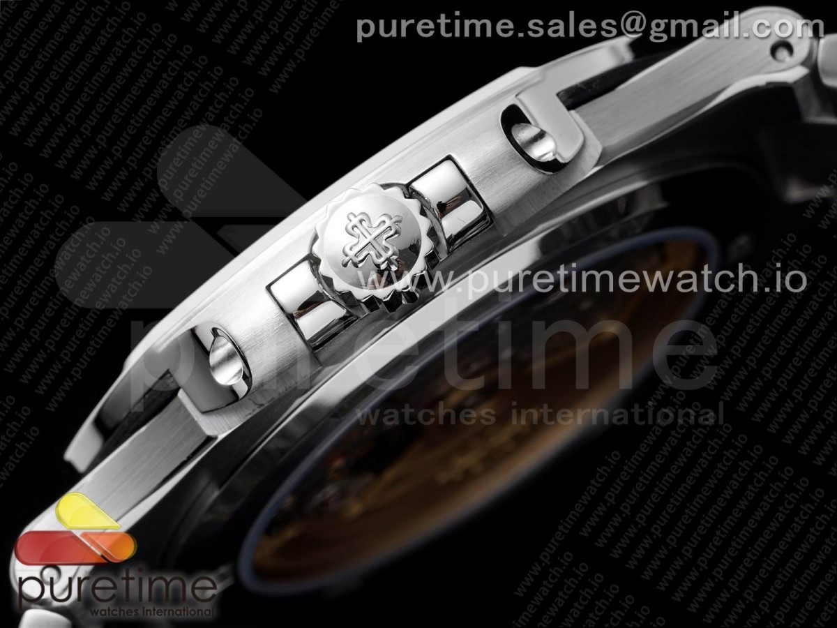 Nautilus 5711/1A 3KF Blue Textured Dial on SS Bracelet A324 V2