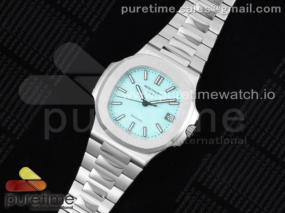Nautilus 5711 3KF Tiffany Blue Dial on SS Bracelet A324 V2