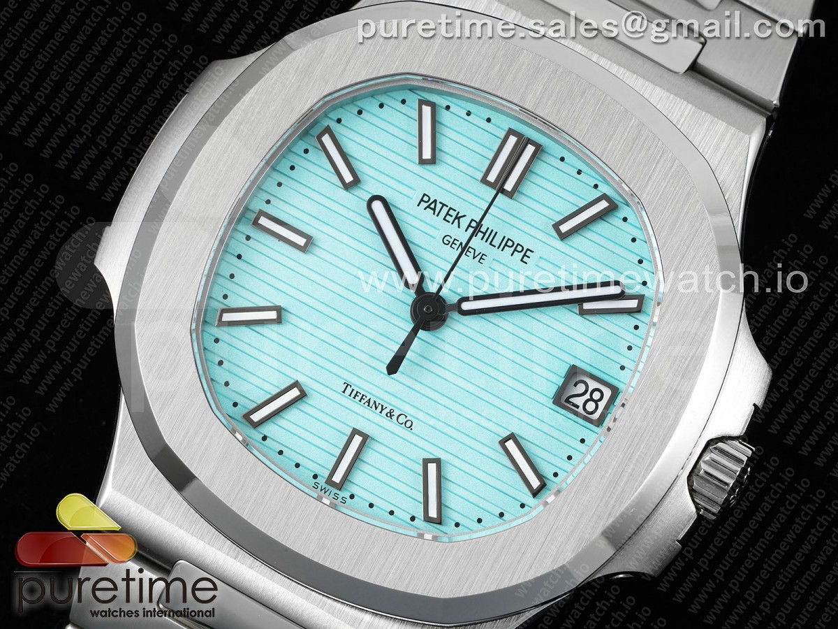 Nautilus 5711 3KF Tiffany Blue Dial on SS Bracelet A324 V2