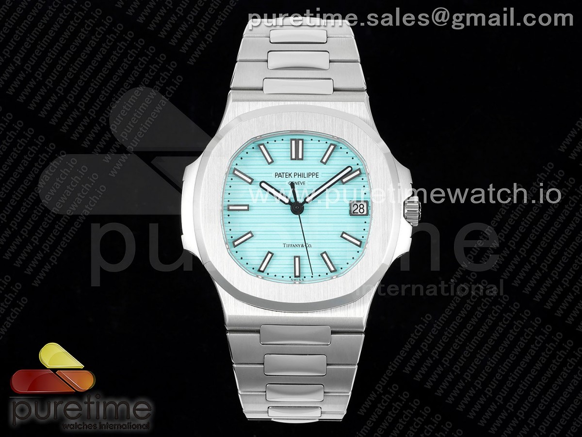 Nautilus 5711 3KF Tiffany Blue Dial on SS Bracelet A324 V2
