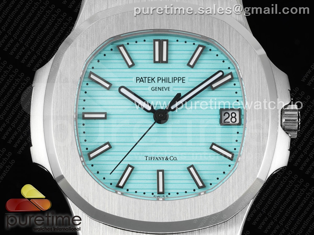 Nautilus 5711 3KF Tiffany Blue Dial on SS Bracelet A324 V2