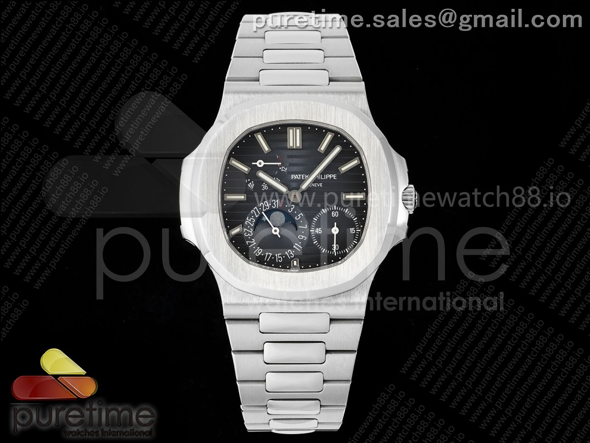 Nautilus 5712 SS PPF Blue Dial on SS Bracelet PPF240 V4+