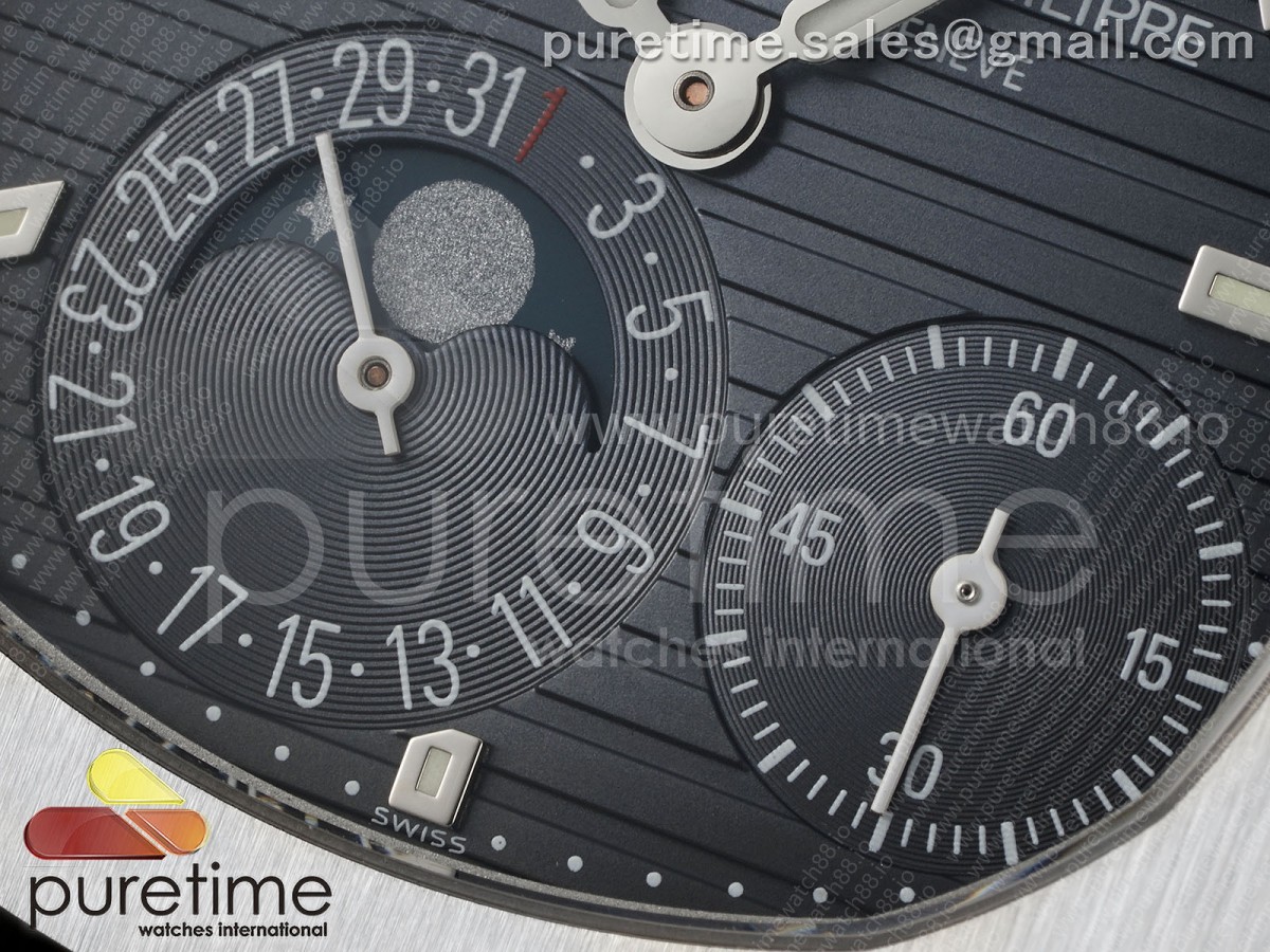 Nautilus 5712 SS PPF Blue Dial on SS Bracelet PPF240 V4+