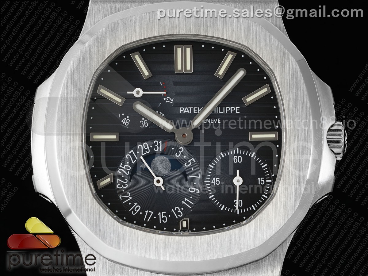 Nautilus 5712 SS PPF Blue Dial on SS Bracelet PPF240 V4+