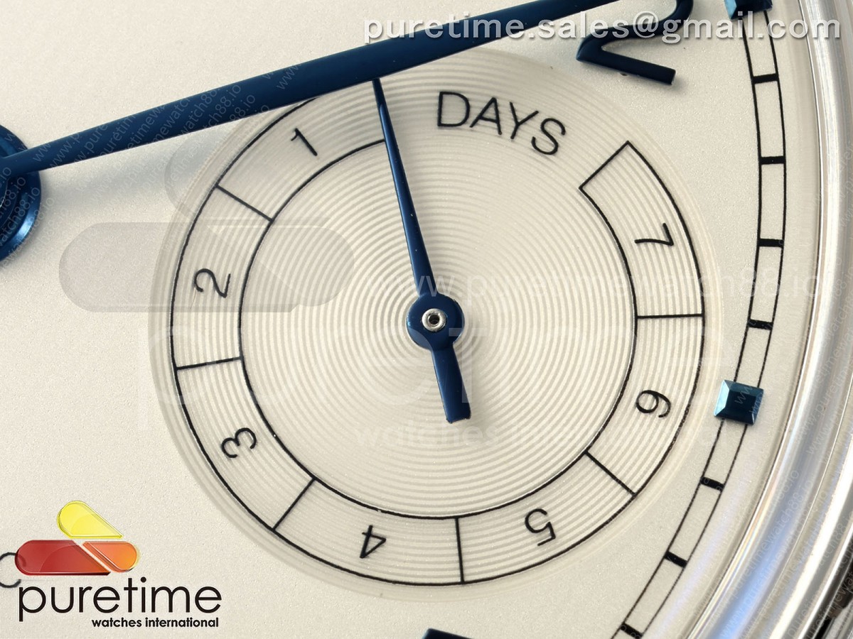 Portugieser Automatic 42mm SS APSF White/Blue Dial on SS Bracelet A52010
