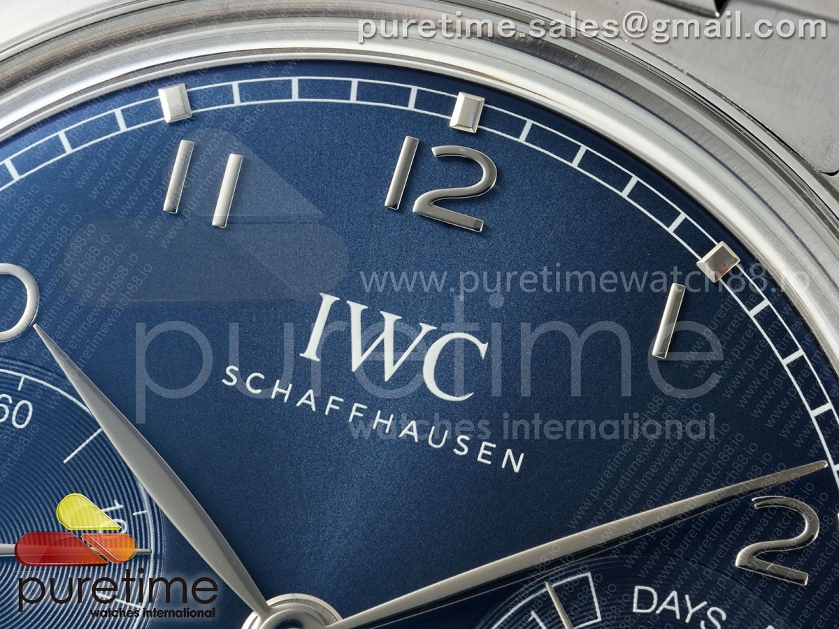 Portugieser Automatic 42mm SS APSF Blue Dial on SS Bracelet A52010