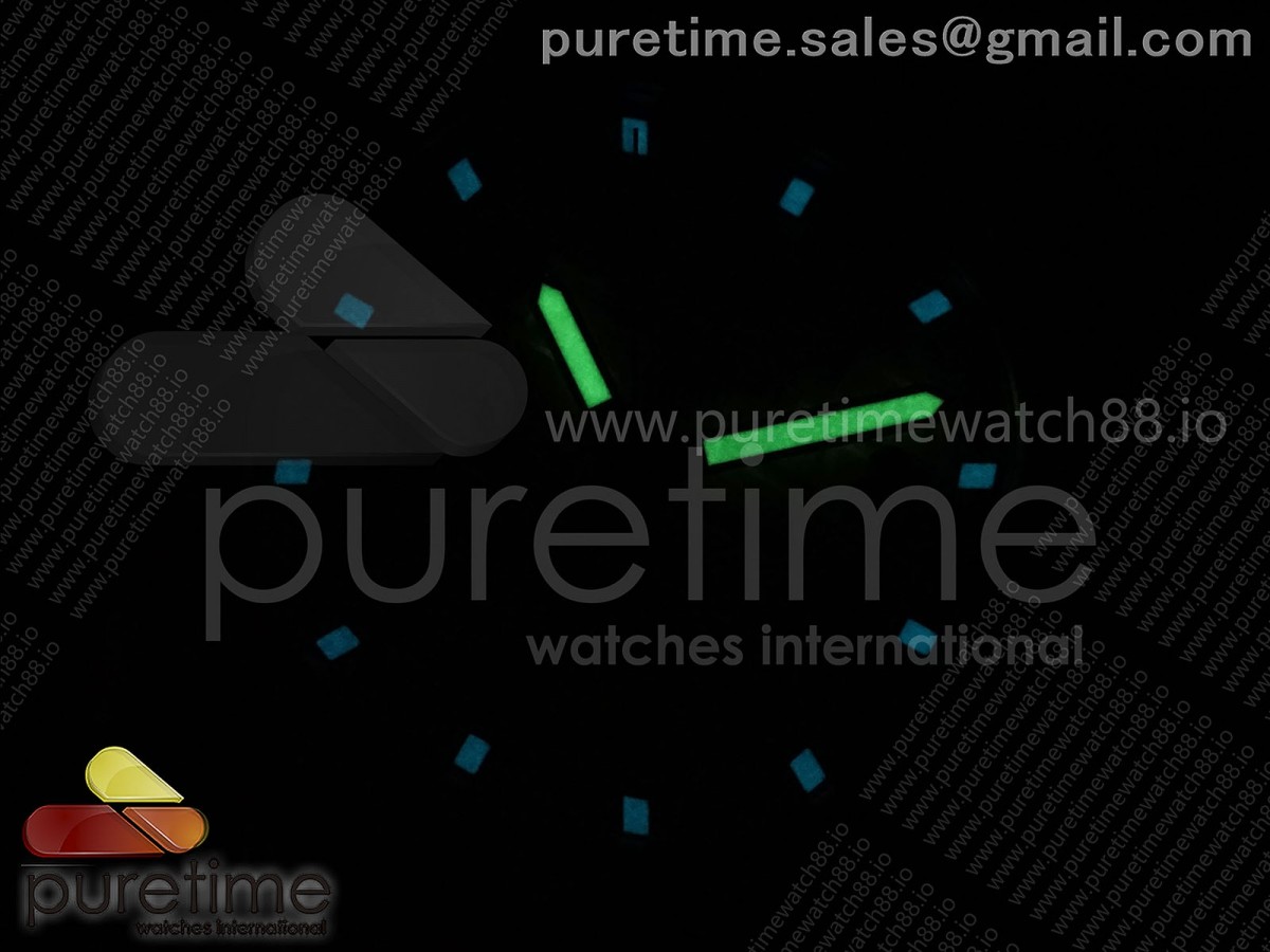 Aquanaut 5267 SS PPF Green Textured Dial on Green Rubber Strap Ronda Quartz