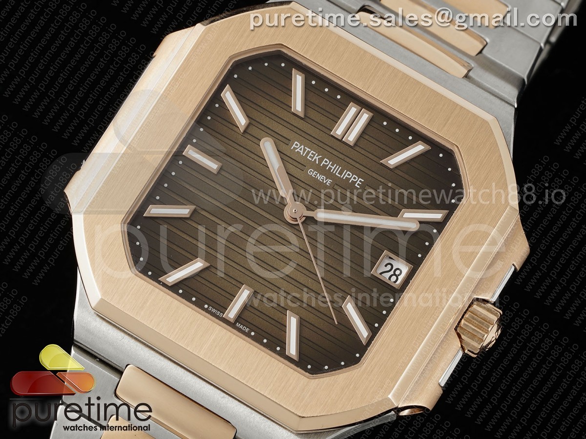 Cubitus 5821 SS/RG GRF Brown Dial on SS/RG Bracelet A330