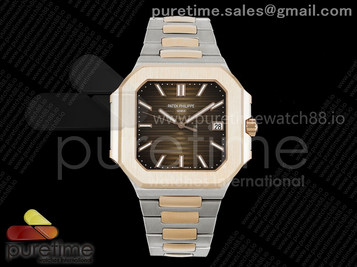 Cubitus 5821 SS/RG GRF Brown Dial on SS/RG Bracelet A330