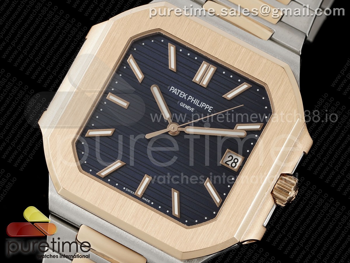 Cubitus 5821 SS/RG GRF Blue Dial on SS/RG Bracelet A330