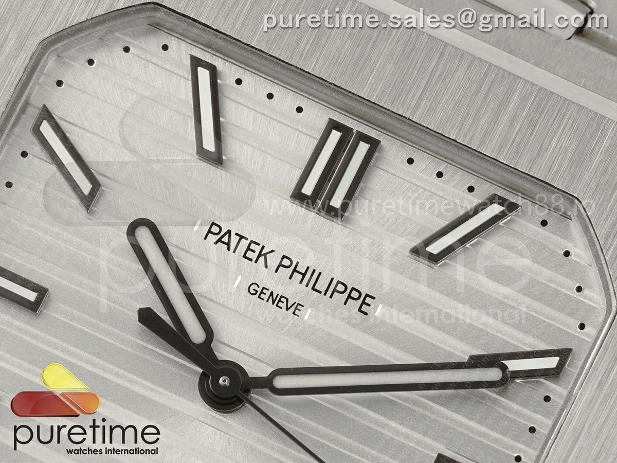 Cubitus 5821 SS GRF Silver Dial on SS Bracelet A330
