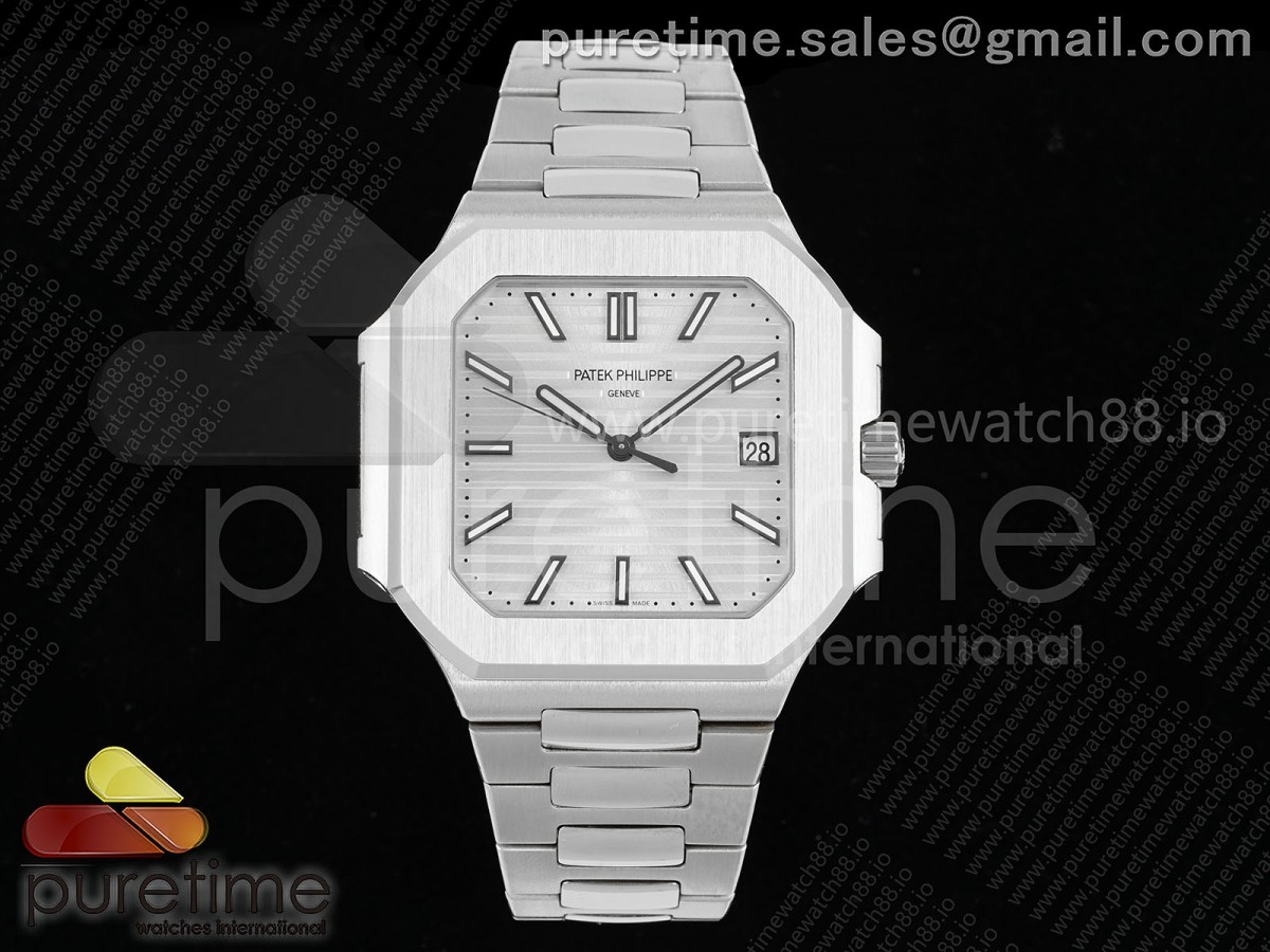 Cubitus 5821 SS GRF Silver Dial on SS Bracelet A330
