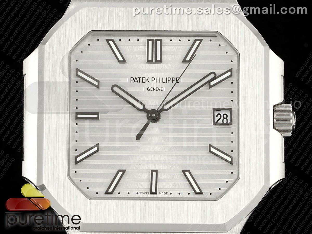 Cubitus 5821 SS GRF Silver Dial on SS Bracelet A330