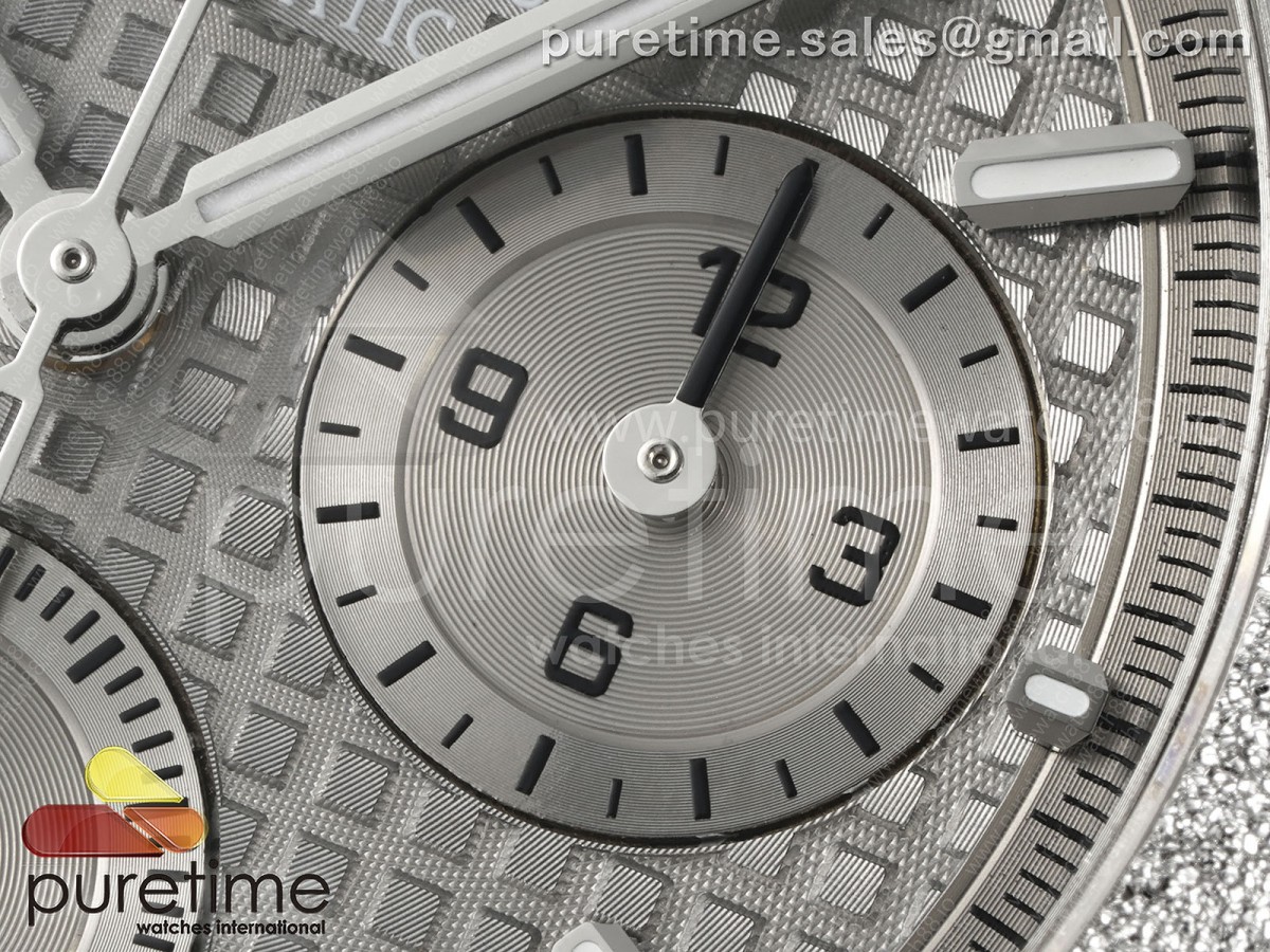 Royal Oak Chrono 26240 Frosted SS APSF Silver Dial on SS Bracelet SA4401