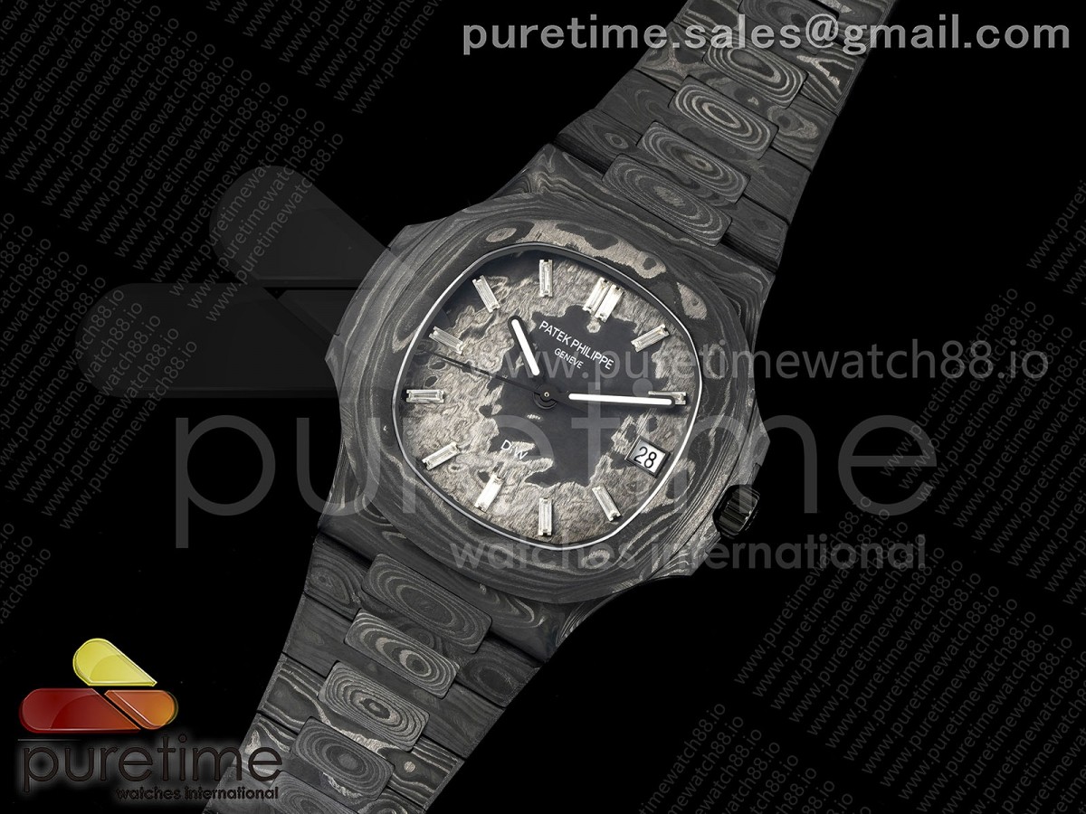 Nautilus 5711 DIW Carbon DIWF Carbon Crystal Dial on Carbon Bracelet 324CS