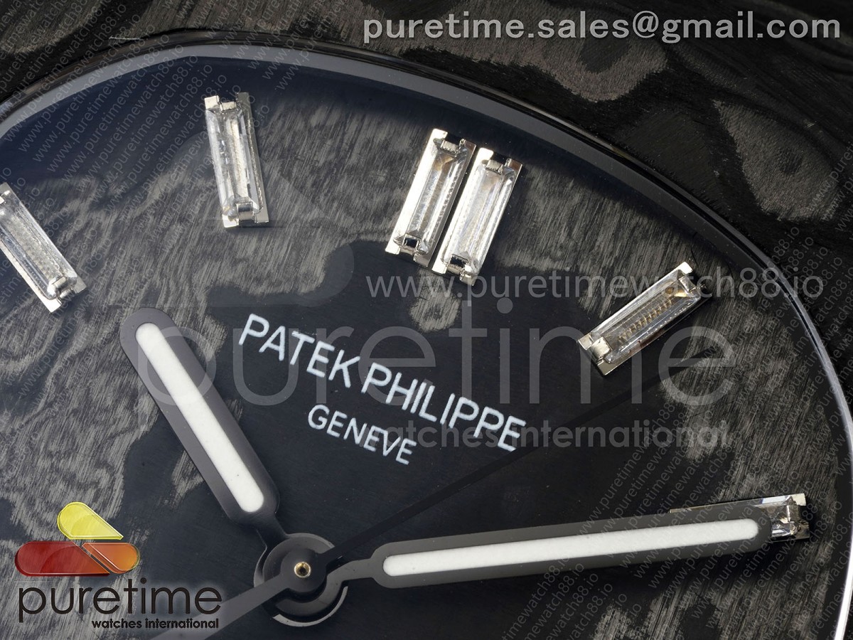 Nautilus 5711 DIW Carbon DIWF Carbon Crystal Dial on Carbon Bracelet 324CS