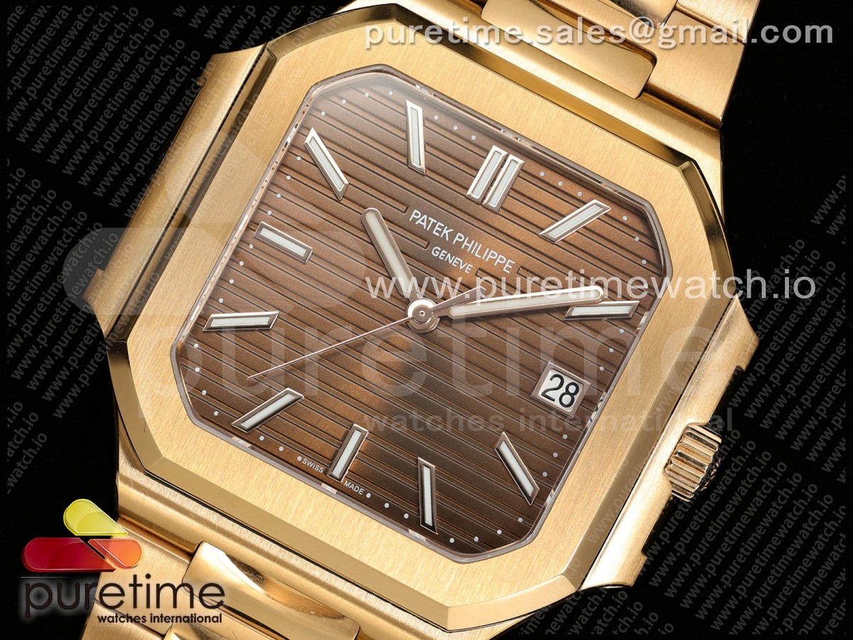 Cubitus 7128 RG PPF Brown Dial on RG Bracelet A330