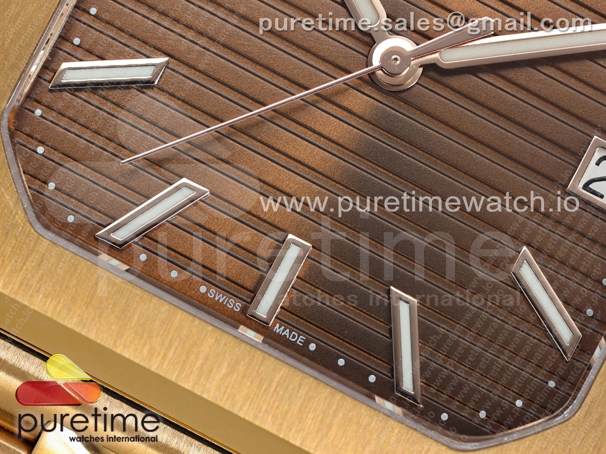 Cubitus 7128 RG PPF Brown Dial on RG Bracelet A330