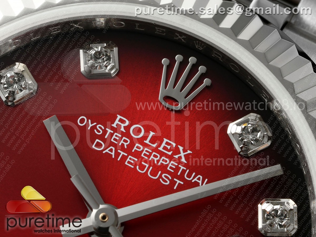DateJust 31 SS GMF Red Dial on Jubilee Bracelet A2824