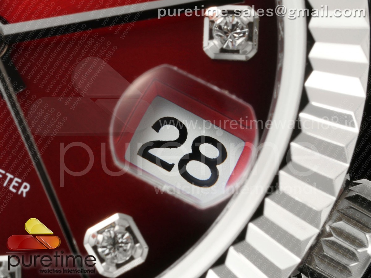 DateJust 31 SS GMF Red Dial on Jubilee Bracelet A2824