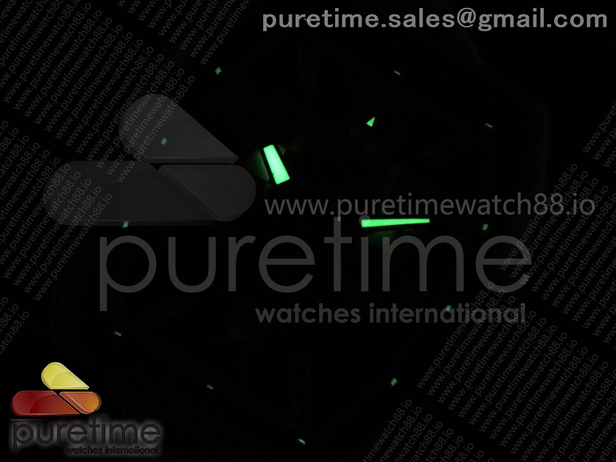 Vanguard V45 SS ABF Black Zvonimir Dial on Black Gummy Strap A2824