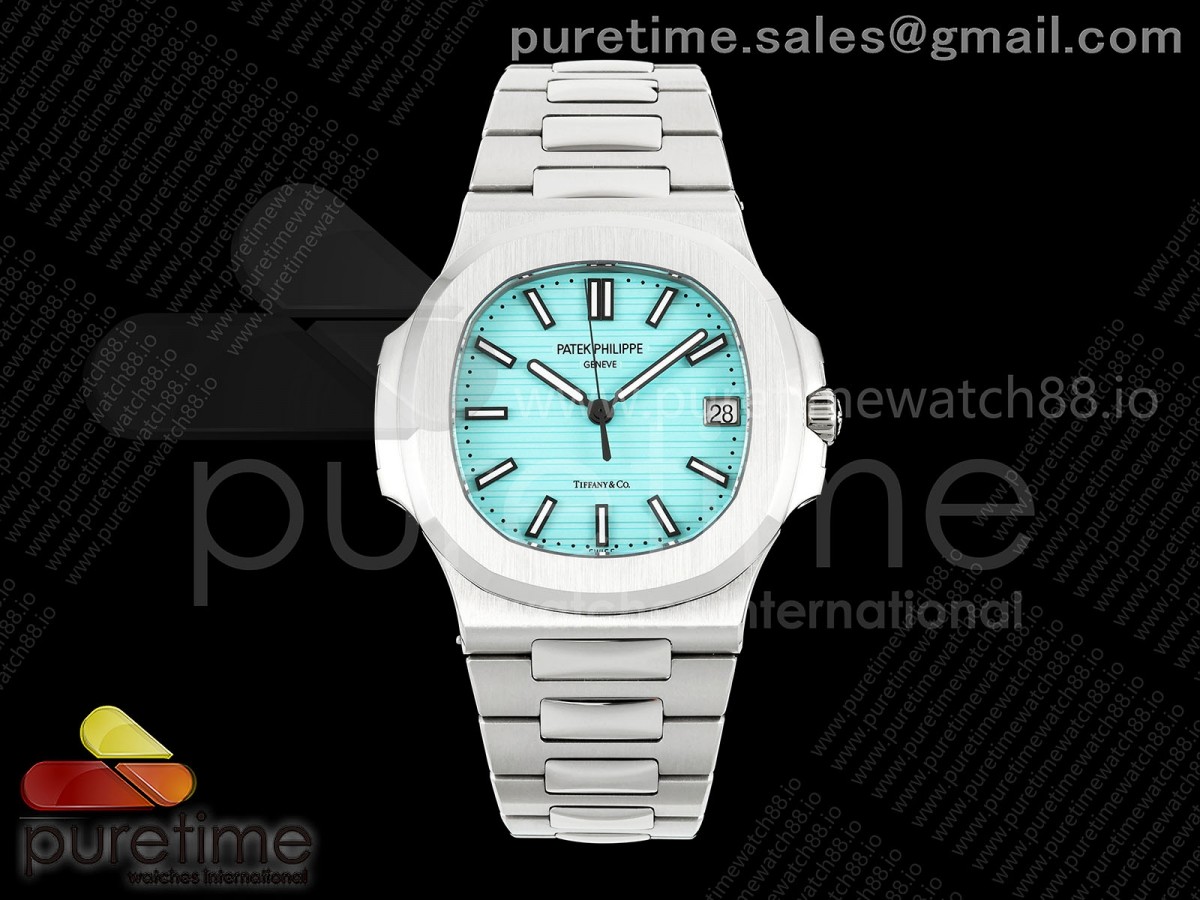 Nautilus 5711 DDF Tiffany Blue Dial on SS Bracelet DD324