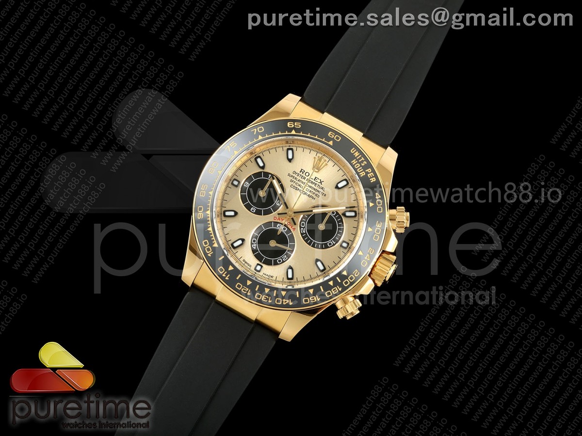 Daytona 126518 ARF YG/Black Dial on Oysterflex Strap DD4131