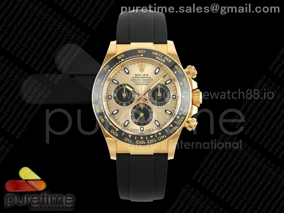 Daytona 126518 ARF YG/Black Dial on Oysterflex Strap DD4131