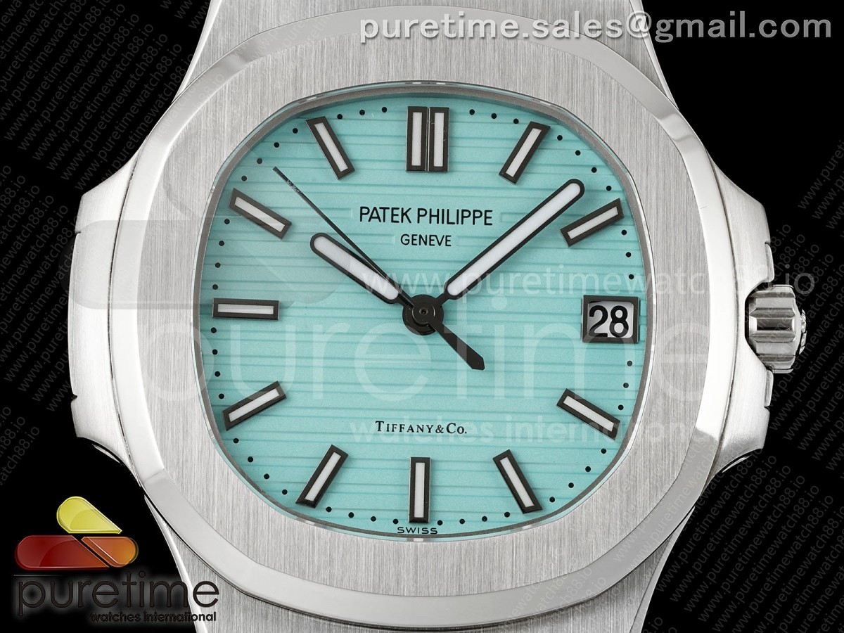 Nautilus 5711 DF Tiffany Blue Dial on SS Bracelet SA324