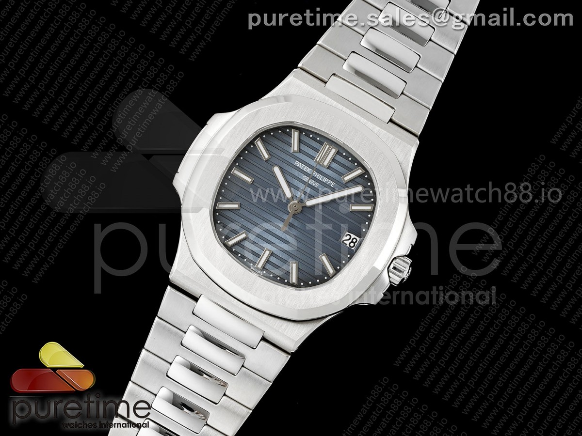 Nautilus 5711 DF Old Blue Dial on SS Bracelet SA324
