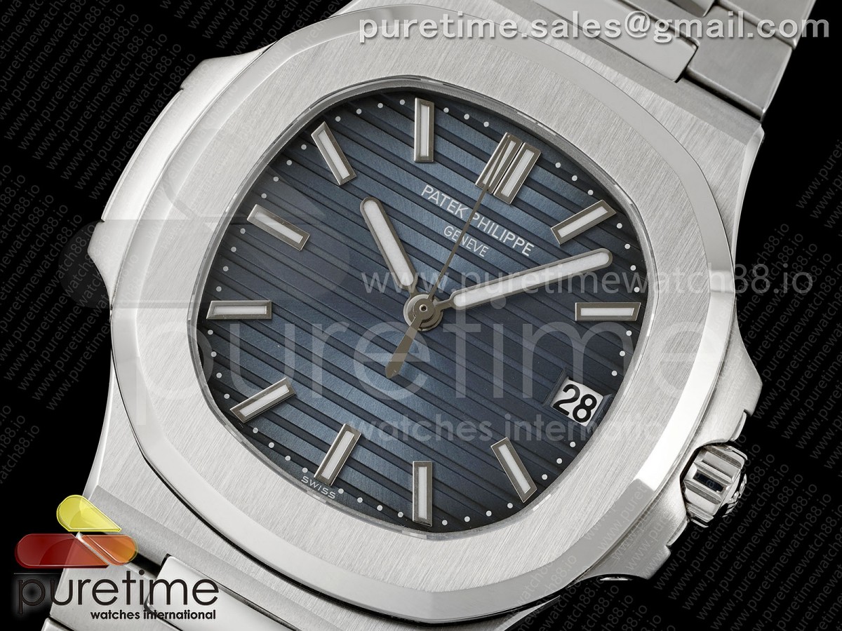 Nautilus 5711 DF Old Blue Dial on SS Bracelet SA324